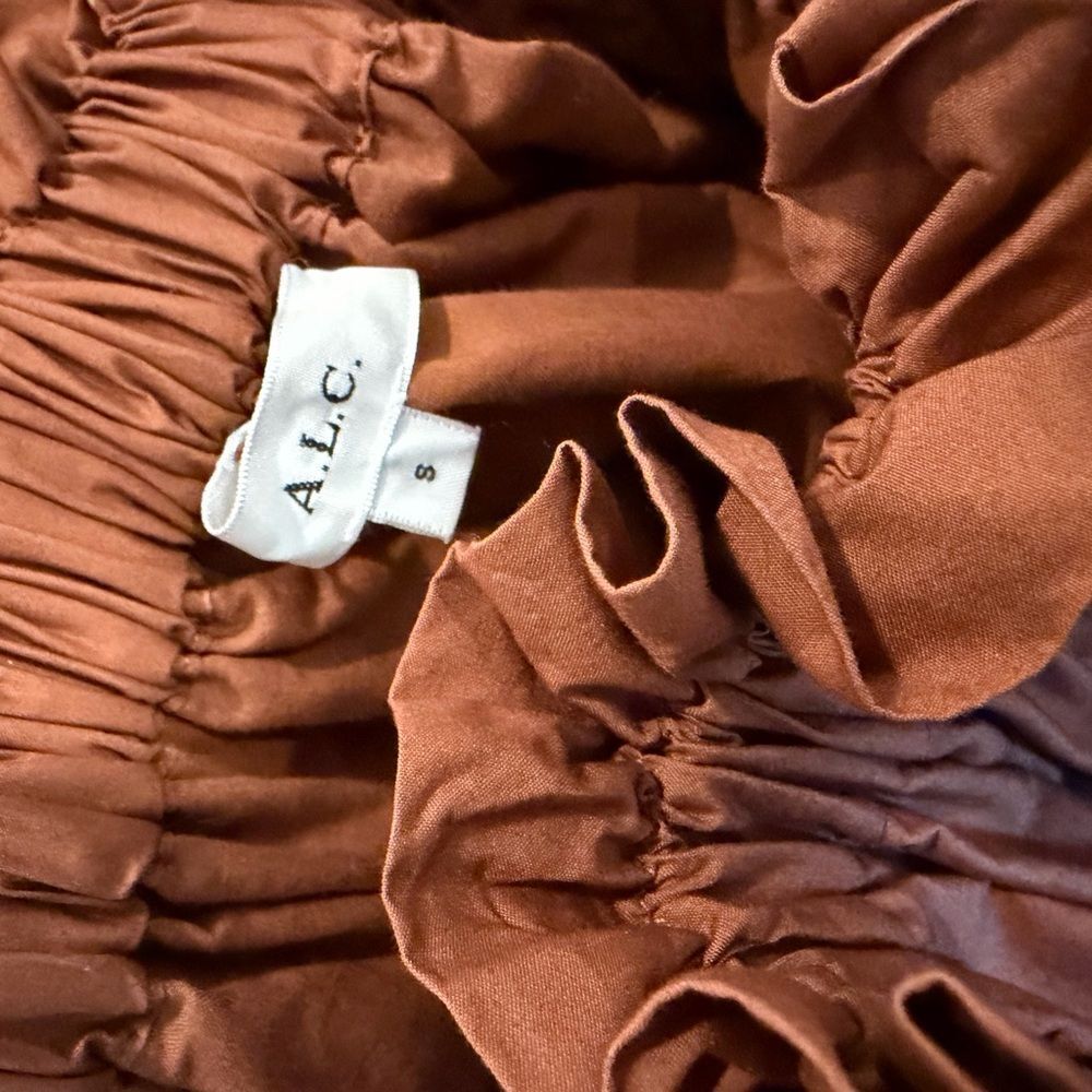ALC Flora Maxi Skirt in Sequoia Size S/P - Picture 6 of 7